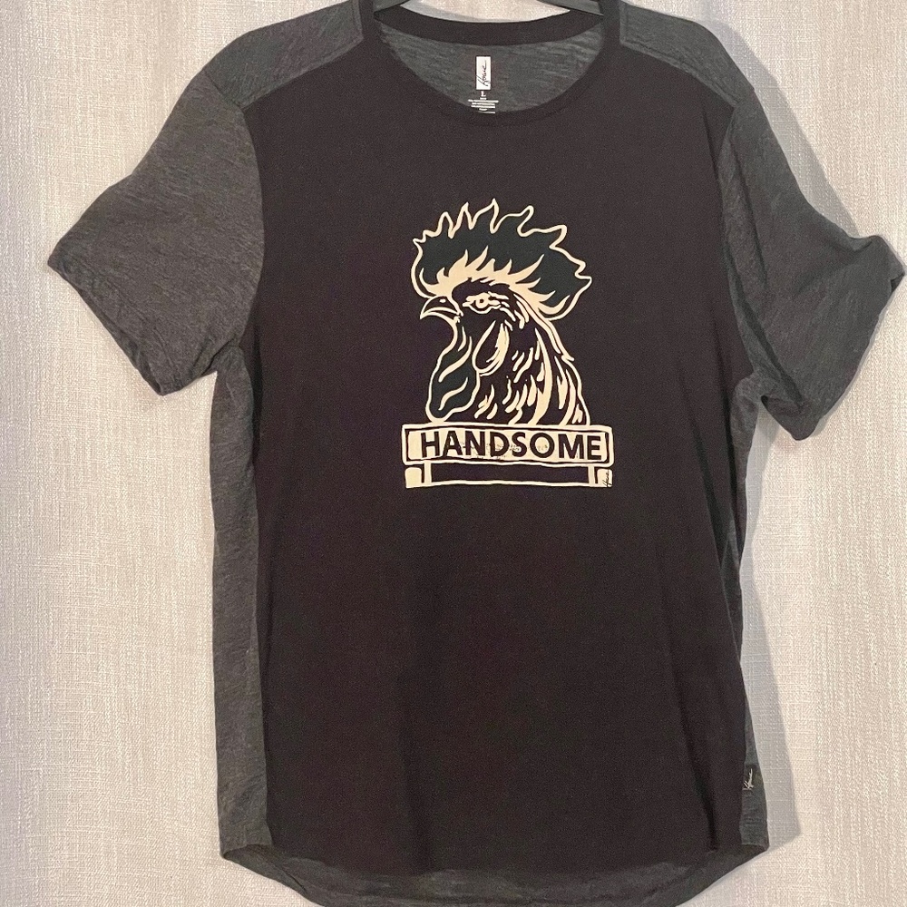 Handsome “Rooster” men’s graphic tee (L) New